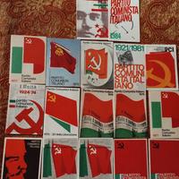 Lotto 17 Tessere PCI 1970 al 1987 stessa persona