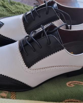 Spectator Shoes bianco e nero 