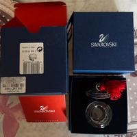 Swarovski portagioie con nappa rossa