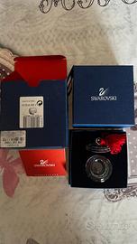 Swarovski portagioie con nappa rossa