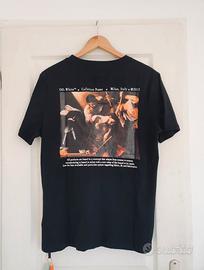 T-Shirt Off-White Caravaggio Nera