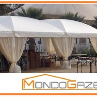 Gazebo SUN PLUS NUOVO gamba 60mm PVC 650gr/mq
