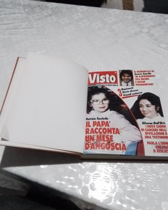riviste VISTO" e riviste "GENTE " anni 1989 e 1990