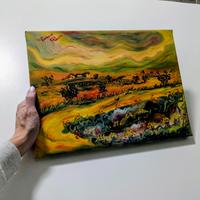 Paesaggio Olio su tela 30x40