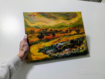 Paesaggio Olio su tela 30x40