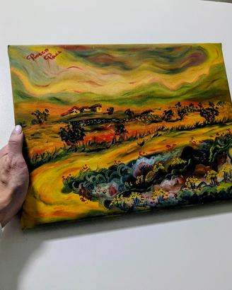 Paesaggio Olio su tela 30x40