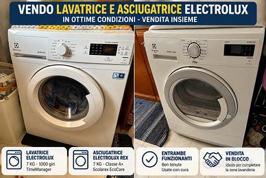 Lavatrice + Asciugatrice Electrolux 7 kg–Classe A+