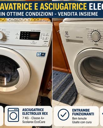 Lavatrice + Asciugatrice Electrolux 7 kg–Classe A+