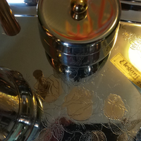 Servizio caffettiera oro 24k inox 18/10