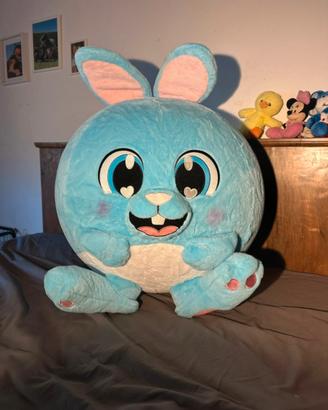Peluche gigante coniglio con palla gonfiabile