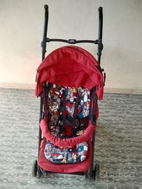 Passeggino CAM – rosso, pieghevole