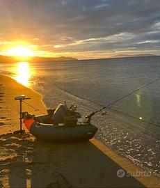 Belly boat Fltb 5, motore, batteria litio ecc