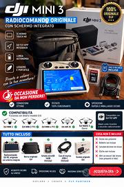 Dji RC originale display touch con memoria sd 16gb