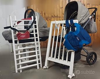 Trio  marca CAM+culla+marsupio+imbrago primi passi