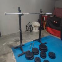 pesi bilancieri manubri set home gym