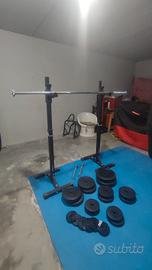 pesi bilancieri manubri set home gym