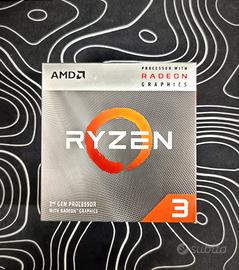 CPU AMD Ryzen 3 3200G + Dissipatore e Scatola