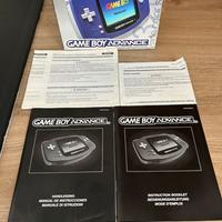 Nintendo game boy advance + scatola orig e manuali