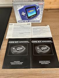Nintendo game boy advance + scatola orig e manuali