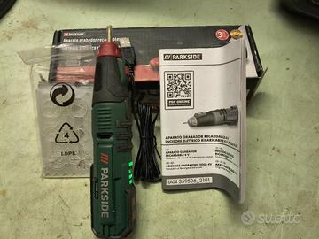 incisore elettrico a batteria parkside come nuovo