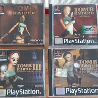 Tomb Raider 1,2,3,4 per Ps1