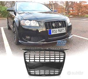 GRIGLIA AUDI A3 8P 8PA 05-08 LOOK S LINE NERO LUCI