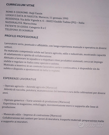 Operaioa gricolo,aziende ,operaio generale