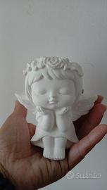 Angelo realizzato in gesso ceramico 