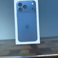 Scatola iphone 17 pro max blu