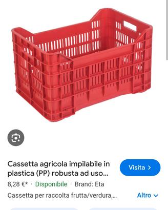 cassette plastica frutta