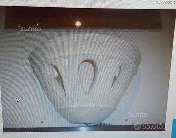 LAMPADA SCOLPITA IN PIETRA DI VICENZA