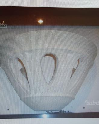 LAMPADA SCOLPITA IN PIETRA DI VICENZA