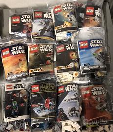 Lotto di 12 Lego star Wars Microfighter No Minifig
