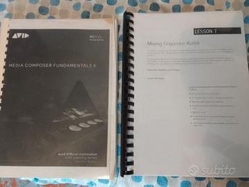 manuale avid media composer fundamental 110  lingu