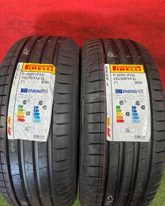 225 50 18 Gomme Estive Pirelli Nuove 225 50R18