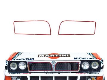 Profili rossi mascherina Lancia Delta