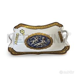 VASSOIO LIMOGES ANGIOLETTI BORDO DORATO