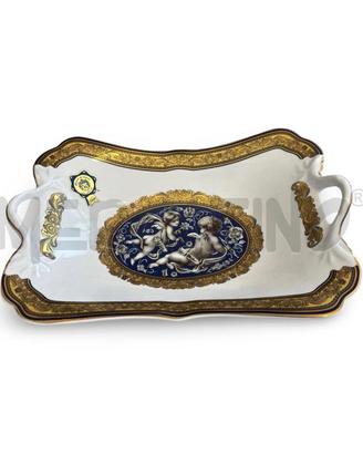 VASSOIO LIMOGES ANGIOLETTI BORDO DORATO