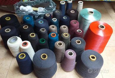 Bobine Cotone,Lana,Seta x ferri, uncinetto e ricam