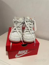 Nike dunk high arancio ragazza N.38