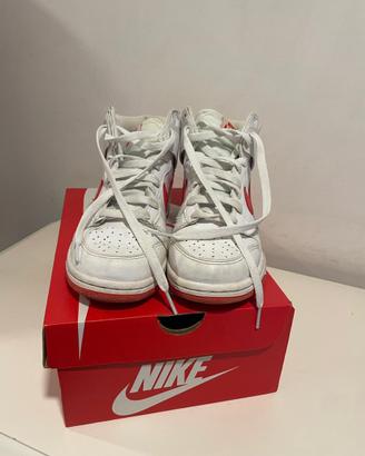 Nike dunk high arancio ragazza N.38