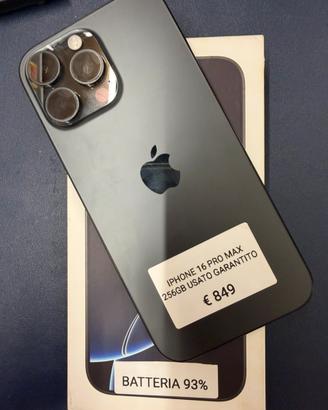 Iphone 16 pro max 256gb