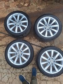 cerchi in lega 17 originali vw golf 7
