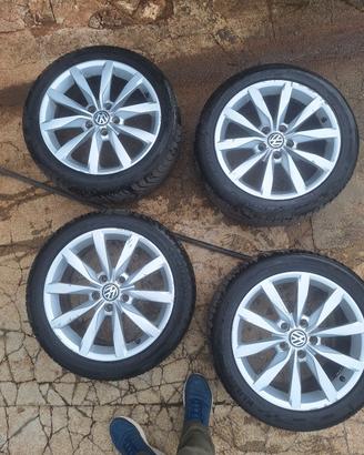 cerchi in lega 17 originali vw golf 7