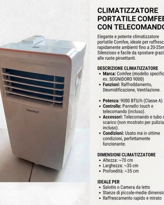 Climatizzatore con telecomando