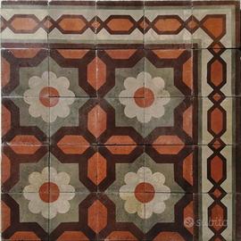 Mattonelle in cemento d'epoca, cementine antiche