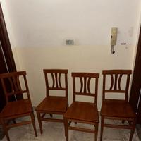 4 sedie cucina/soggiorno color ciliegio