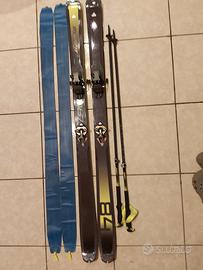 Sci alpinismo Dinafyt+attacchi+pelli+scarponi