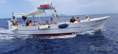 M/B da pesca con pescaturismo
