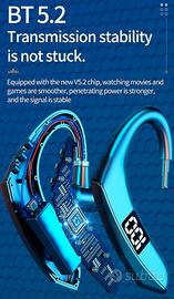 Auricolare Wireless bluetooth con Display A LED 